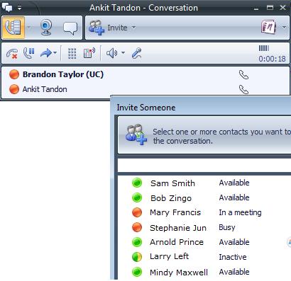 Office communicator software