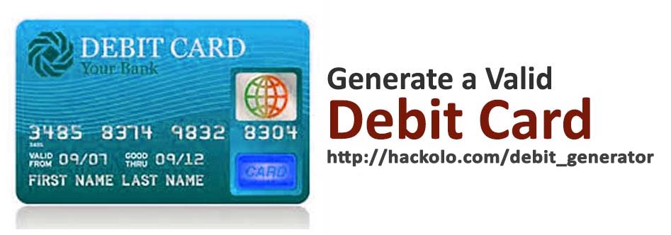valid debit card numbers that work
